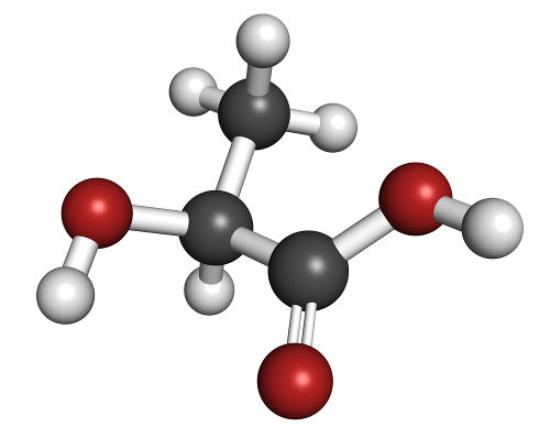 O ácido lático apresenta isômeros opticamente ativos